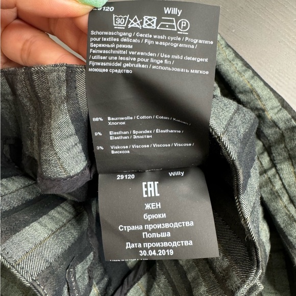 Annette Gortz Women’s Striped Willy Pants SALVIA - Picture 9 of 9